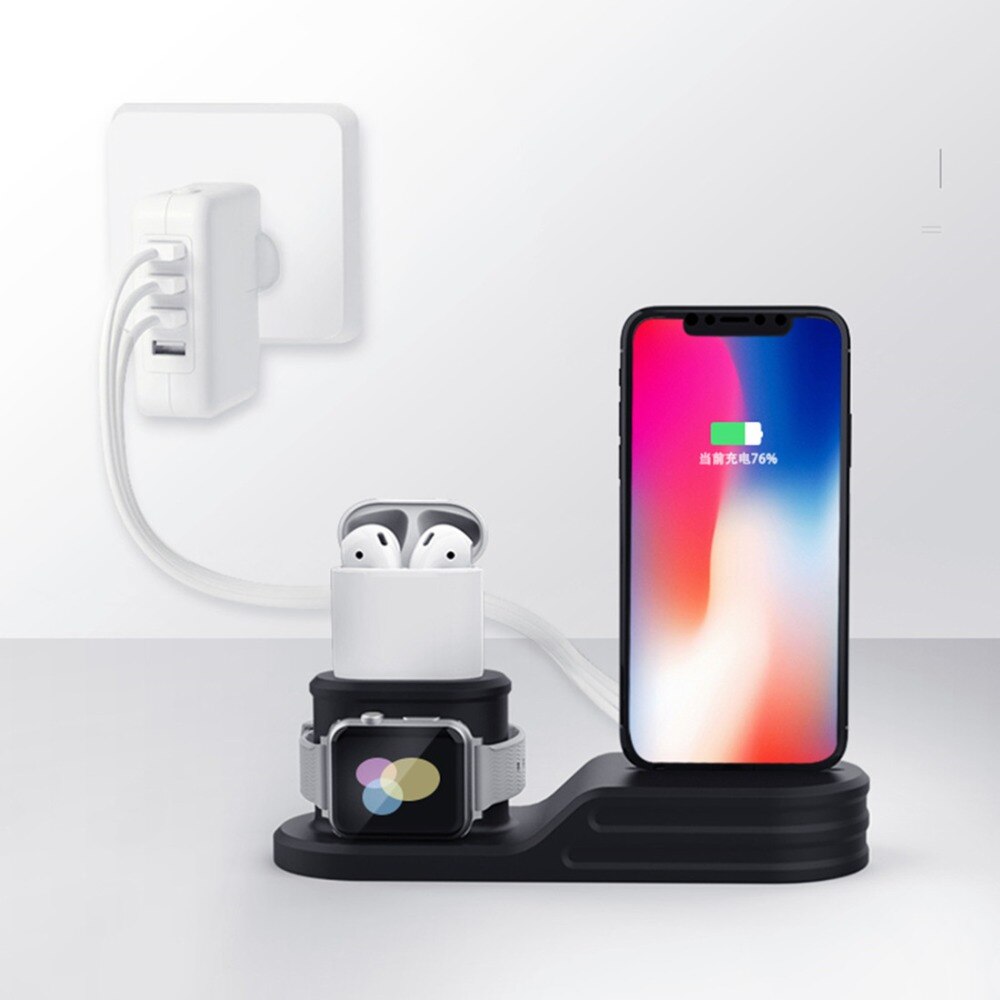 Charging Station for Apple Watch, Airpod & iPhone