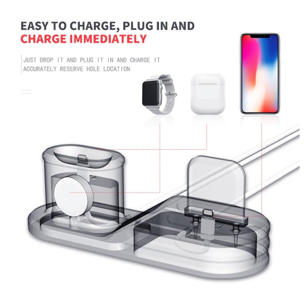 Charging Station for Apple Watch, Airpod & iPhone